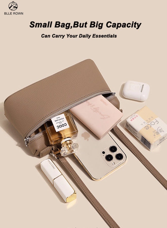 بليه روان شنطة نسائية خفيفة متعددة الاستخدام شنطة كتف وكروس بودي من جلد PU مع حزام قابل للتعديل للاستخدام اليومي والسفر - Image 5